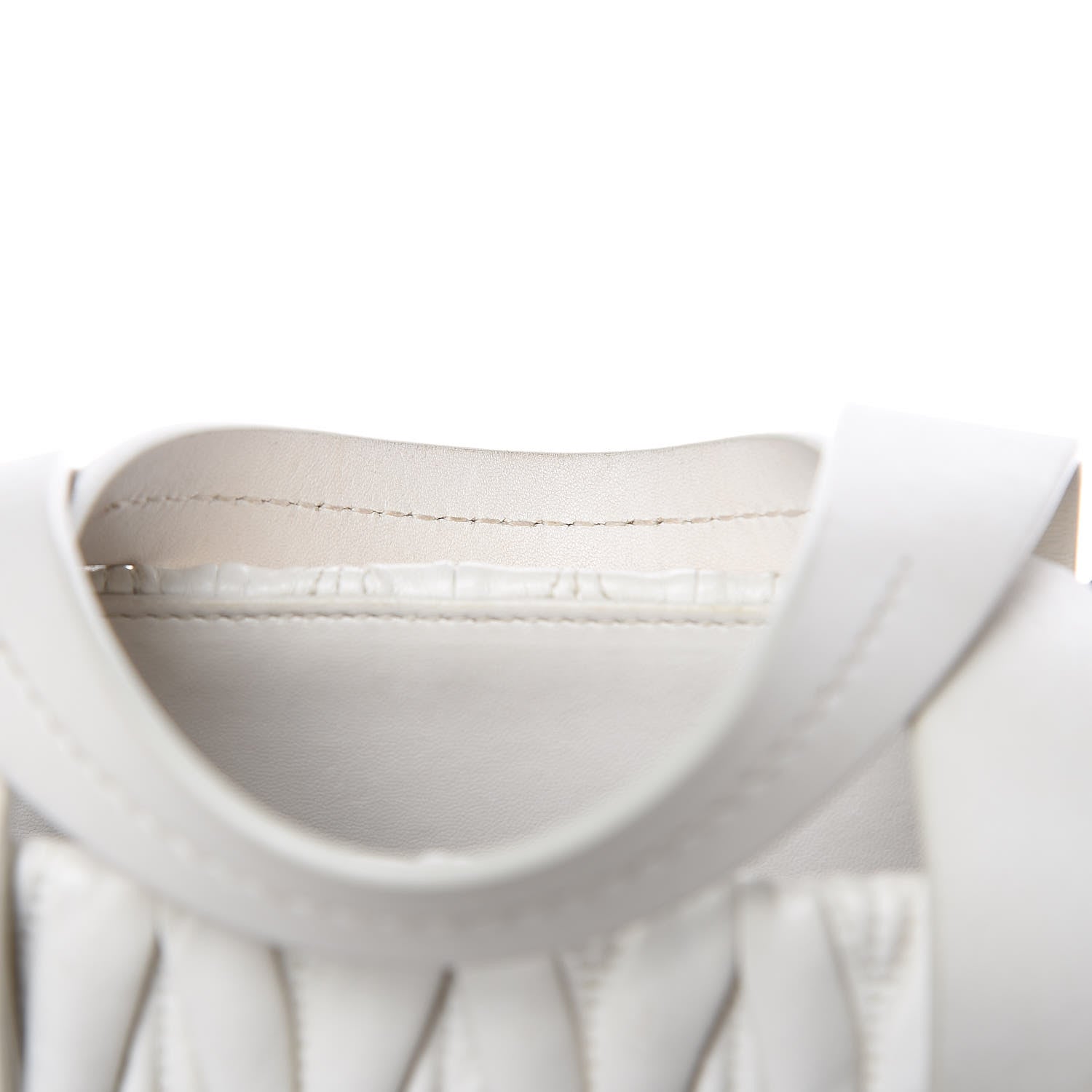 Miu Miu Nappa Matelasse Wicker Basket Bag White Miele 13 of 16