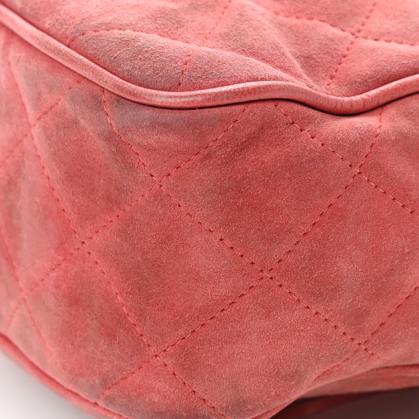 Suede CC Tassel Camera Case Pink