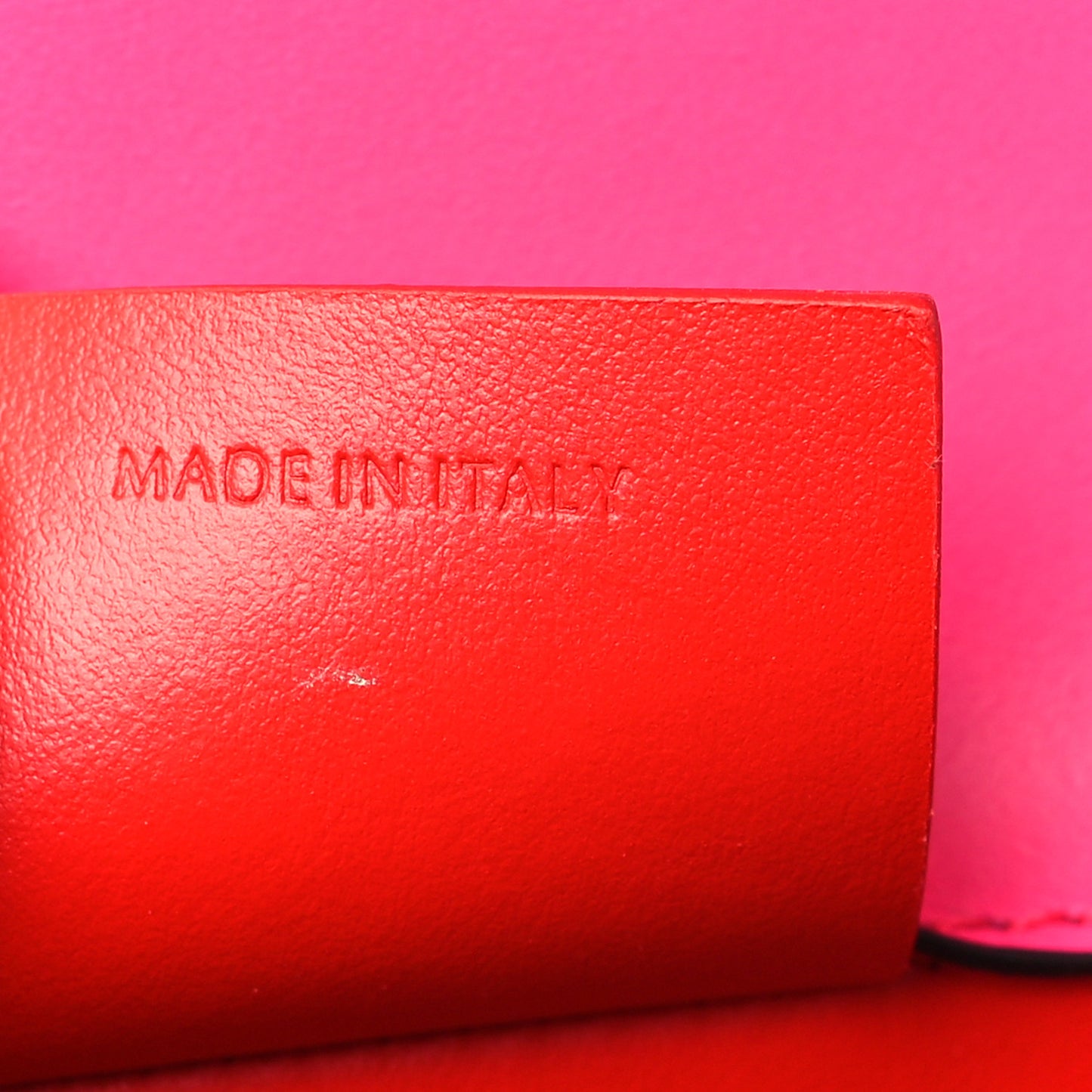 Calfskin Small Elisa Shoulder Bag Hot Pink