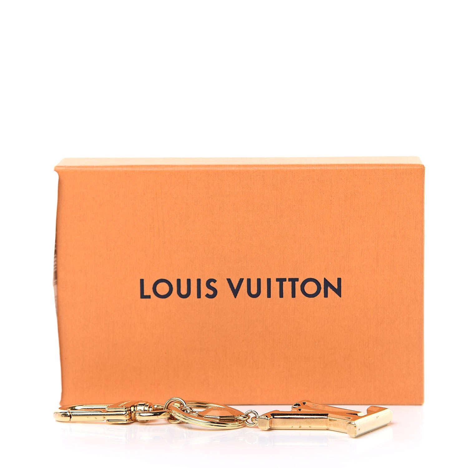 Louis Vuitton LV Facettes Bag Charm Key Holder Gold 3 of 3
