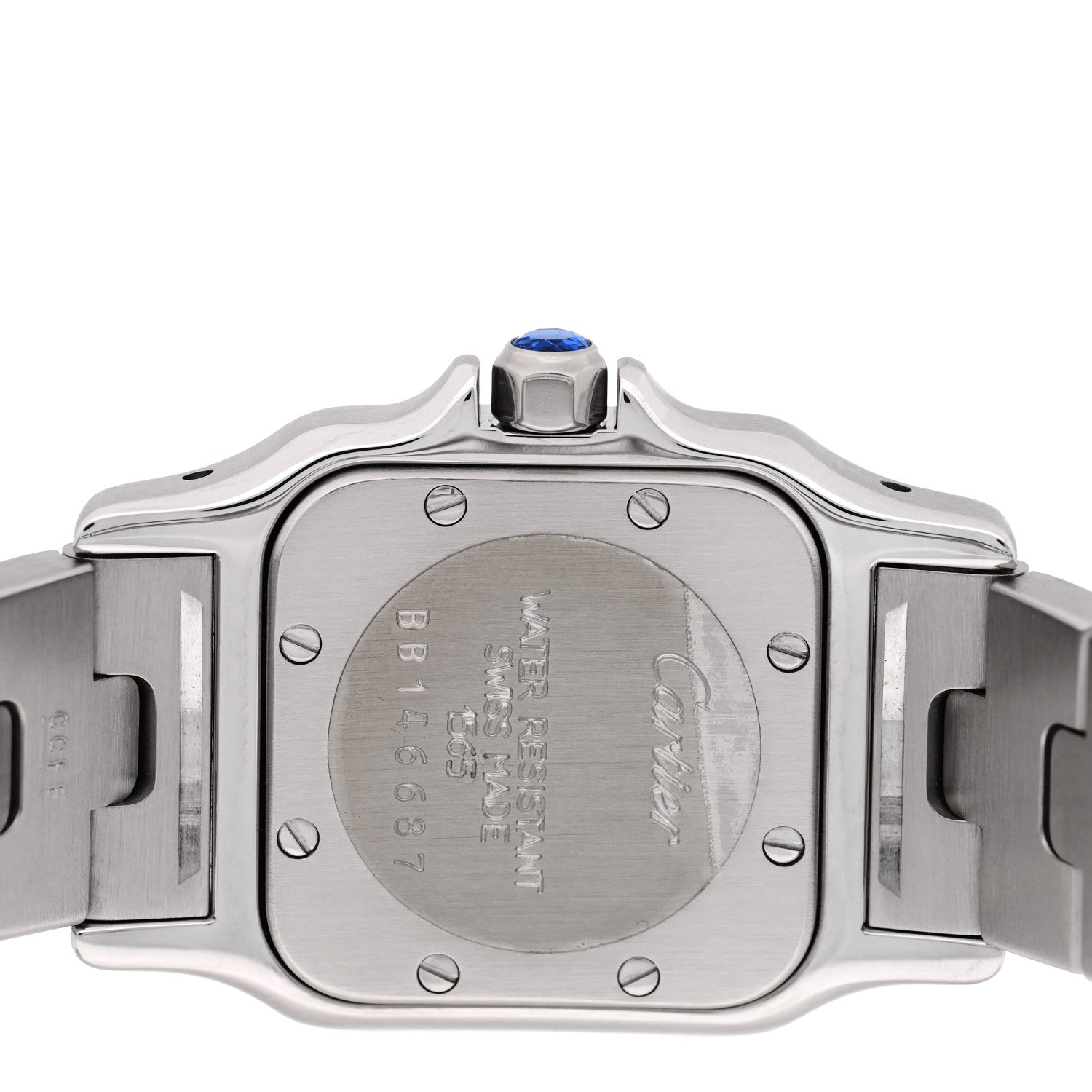 Cartier Stainless Steel 24mm Santos de Cartier Galbee Quartz Watch 4 of 4