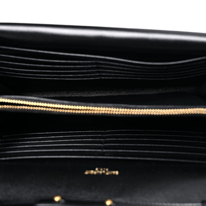 Saint Laurent Smooth Calfskin Monogram Sulpice Chain Wallet Black 5 of 10