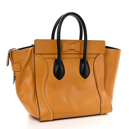Celine Smooth Calfskin Mini Luggage Amber 3 of 13