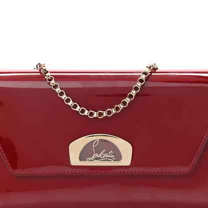Christian Louboutin Patent Vero Dodat Clutch Carmin 6 of 10