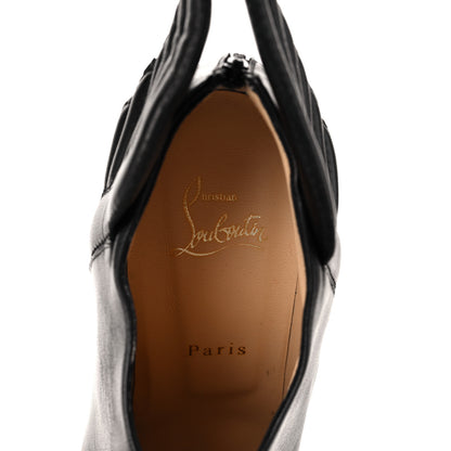 Christian Louboutin Calfskin Mercura Wing 100 Booties 39.5 Black 7 of 8