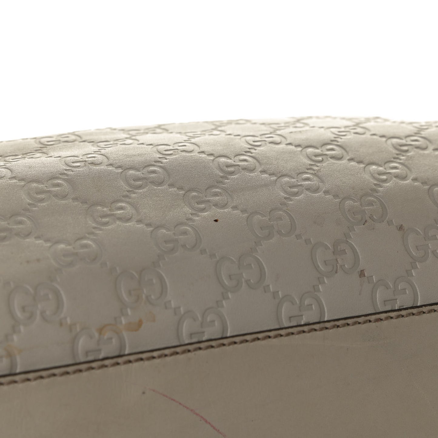 Guccissima Piston Tote Off White