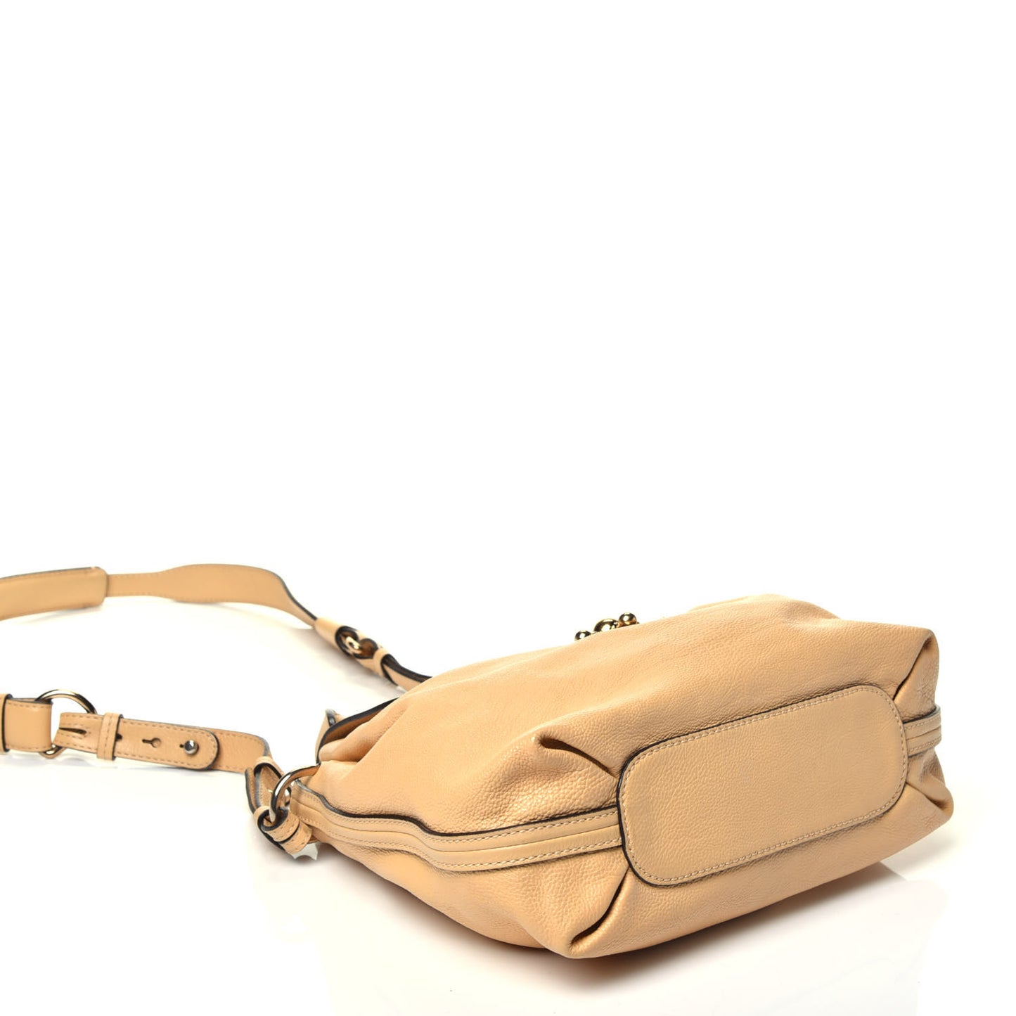 Calfskin Medium Elsie Satchel Mustard
