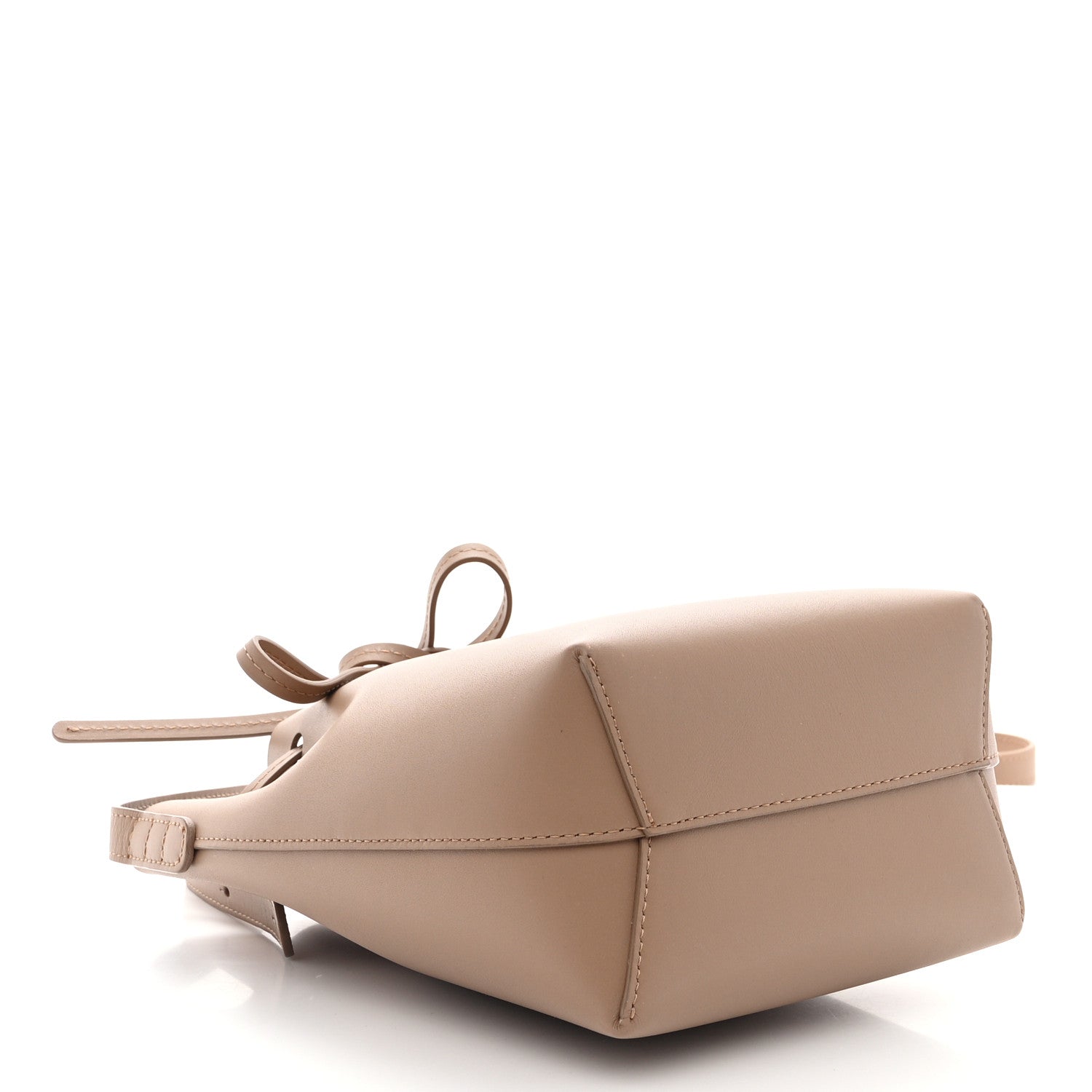 Mansur Gavriel Calfskin Mini Mini Bucket Bag Biscotto 4 of 10