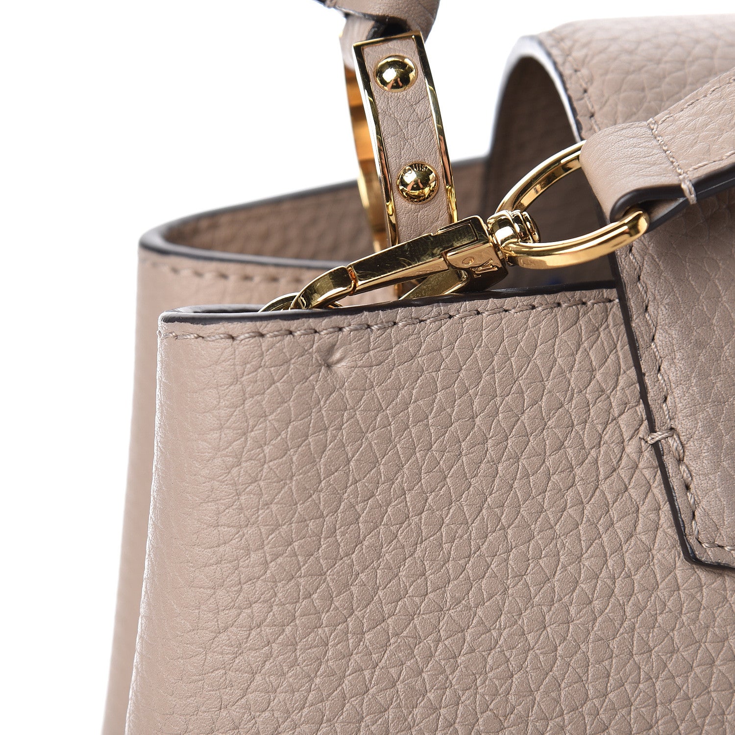 Louis Vuitton Taurillon Capucines PM Galet 11 of 11