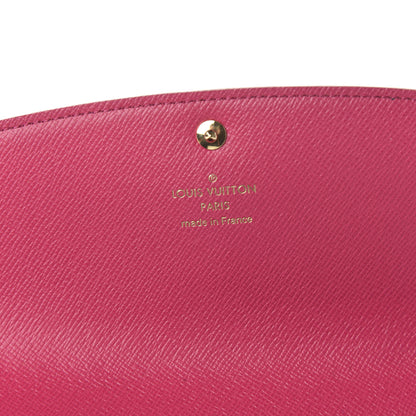 Louis Vuitton Monogram Bloom Flower Emilie Wallet Fuchsia 8 of 10