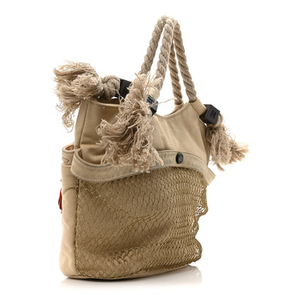 Chanel Canvas Cruise Rope Cabas Tote 2 of 7