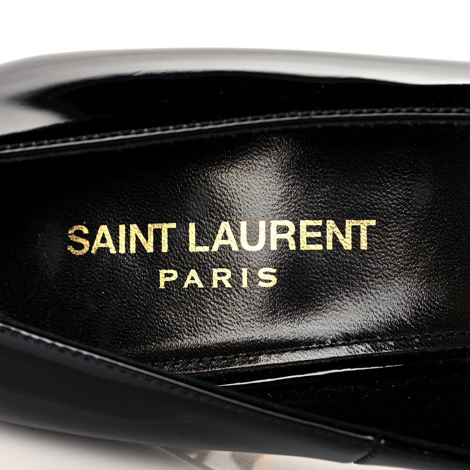 Saint Laurent Patent Opyum 110 Pumps 41 Black 7 of 8
