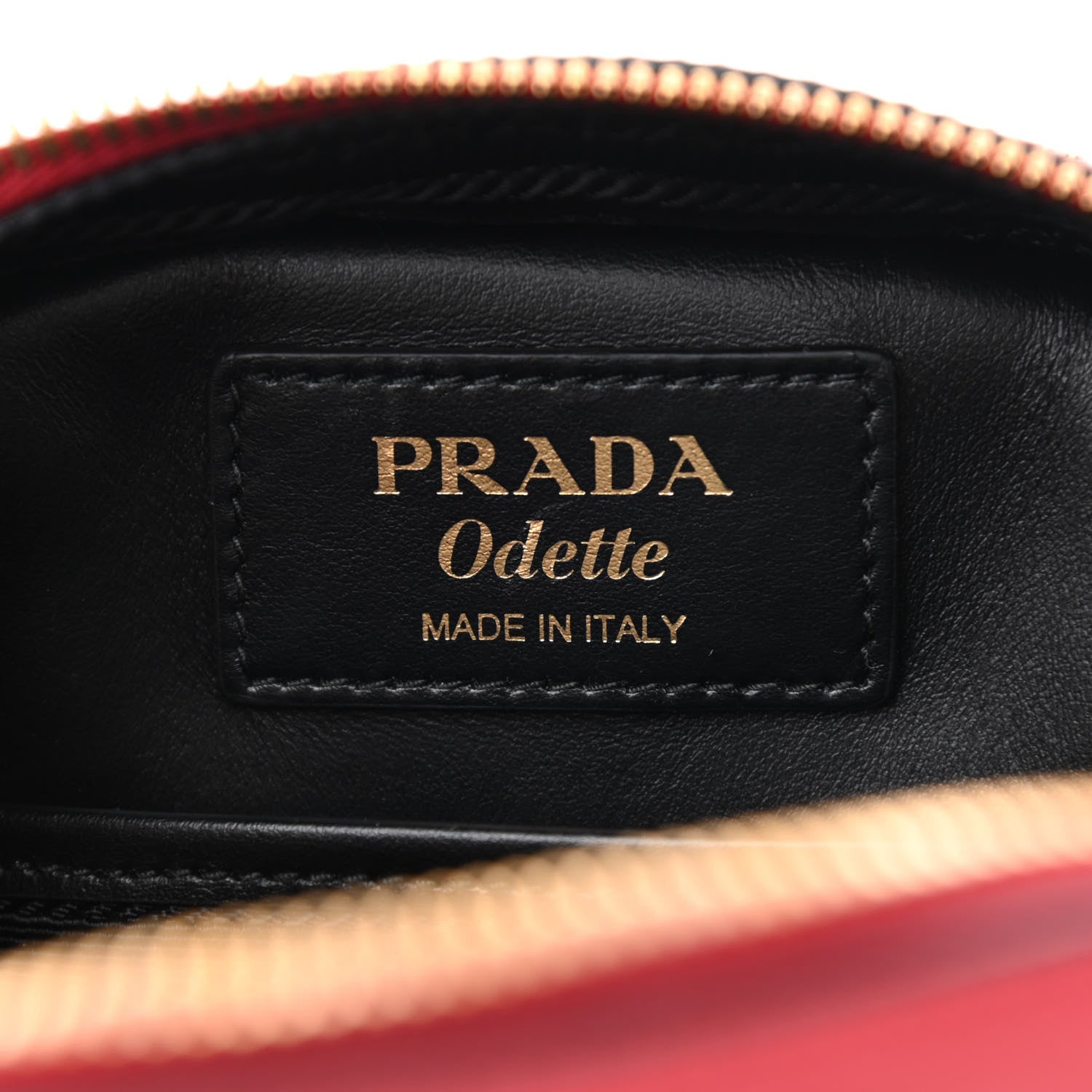 Prada Saffiano Lux Odette Crossbody Fuoco 7 of 11