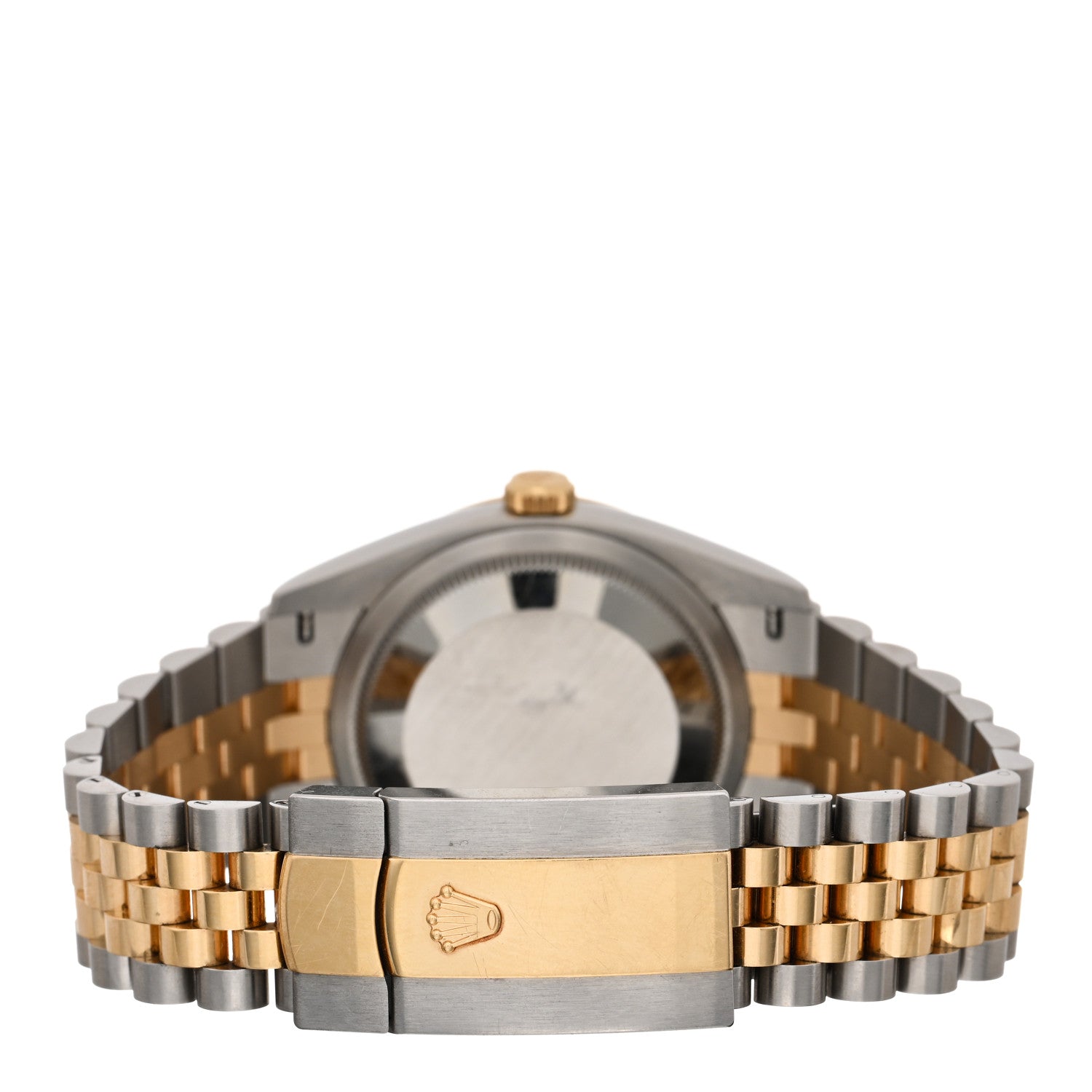 Rolex Stainless Steel 18K Yellow Gold Diamond 36mm Oyster Perpetual Datejust Watch Champagne 126233 3 of 5