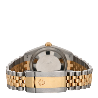 Rolex Stainless Steel 18K Yellow Gold Diamond 36mm Oyster Perpetual Datejust Watch Champagne 126233 3 of 5