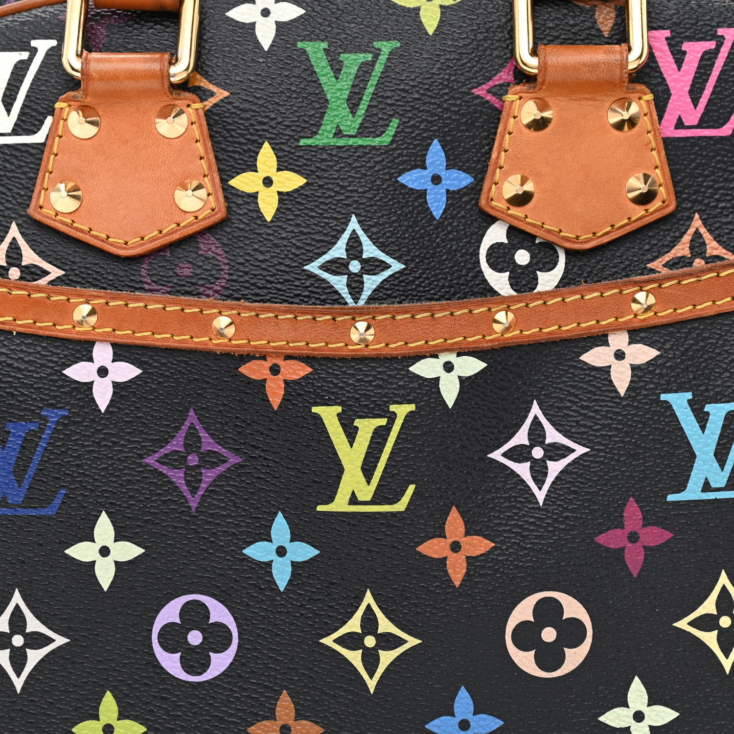 Louis Vuitton Monogram Multicolor Trouville Black 8 of 11