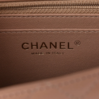 Chanel Lambskin Quilted Mini Square Flap Beige 6 of 11