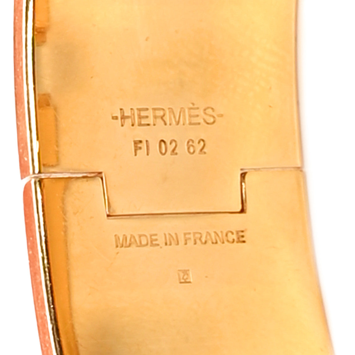 Hermes Enamel Wide Clic Clac H Bracelet GM White 4 of 5