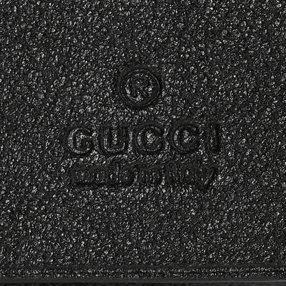Gucci Wonka Grain Calfskin Diana 6 Key Holder Case Black 6 of 9