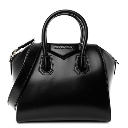 Givenchy Shiny Lord Calfskin Mini Antigona Black 1 of 10