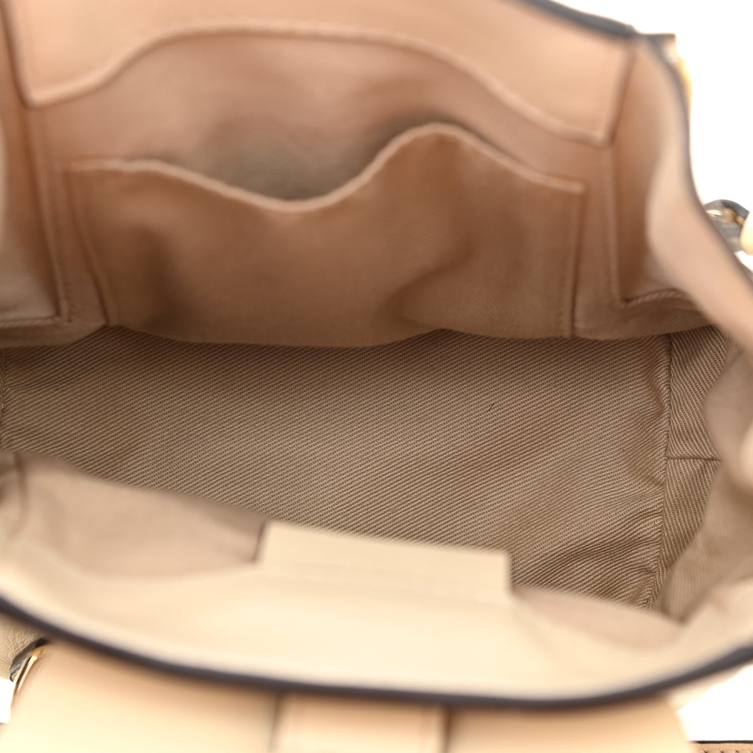 Chloe Suede Calfskin Mini Faye Backpack Off White 5 of 13