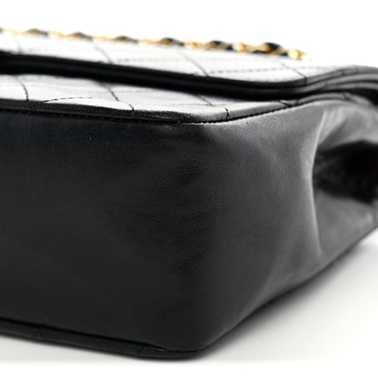 Chanel Lambskin Quilted Medium Double Flap Black 10 of 13