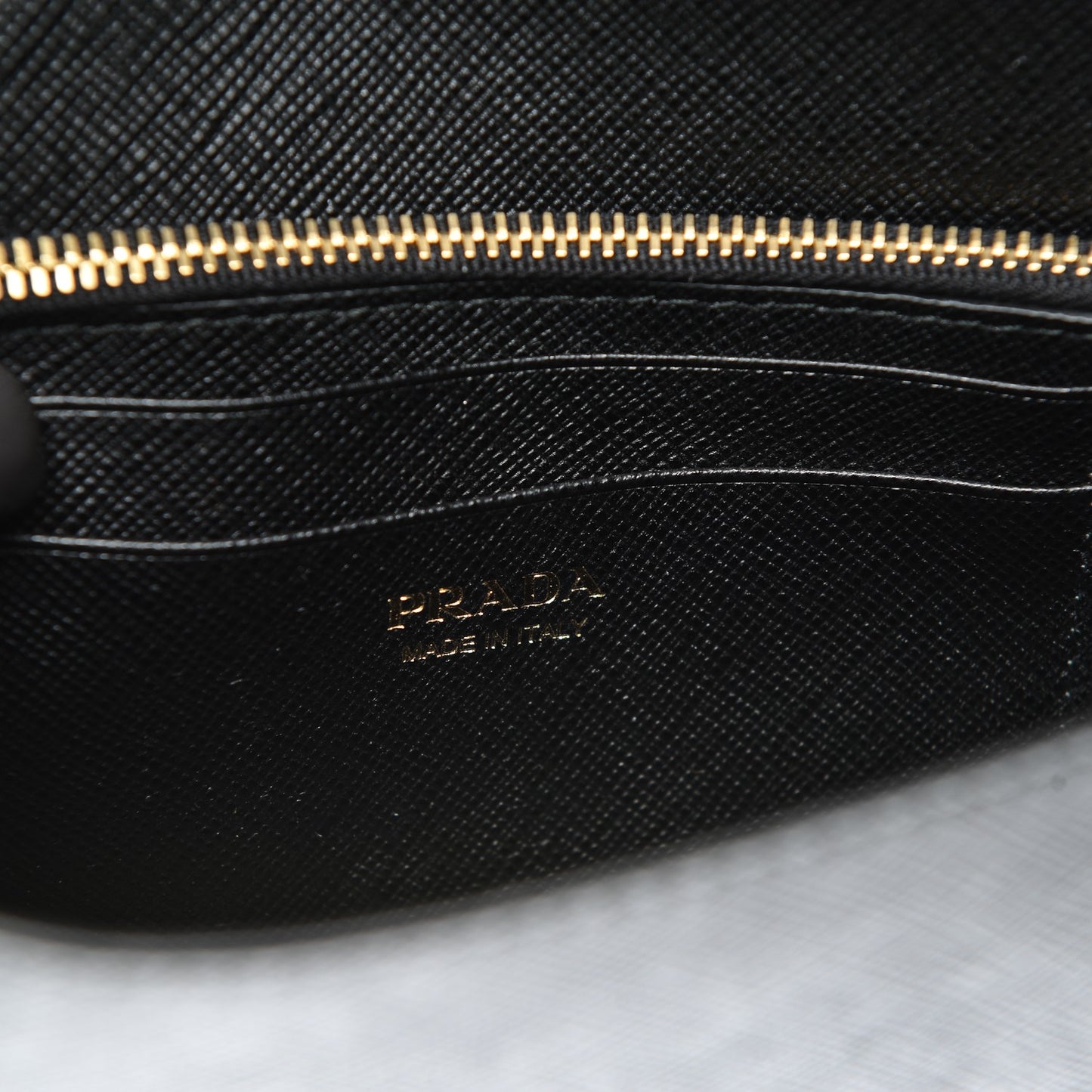 Saffiano Metal Phone Wristlet Crossbody Wallet Black