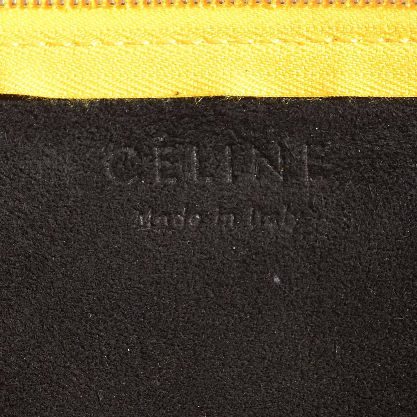 Calfskin Folded Cabas Yellow White