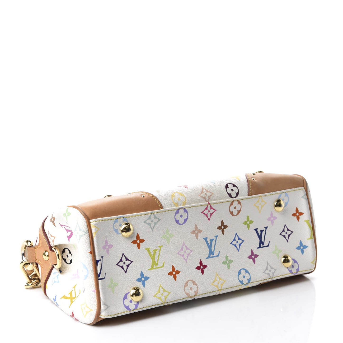 Monogram Multicolor Beverly MM White