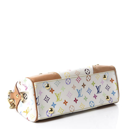 Louis Vuitton Monogram Multicolor Beverly MM White 4 of 10