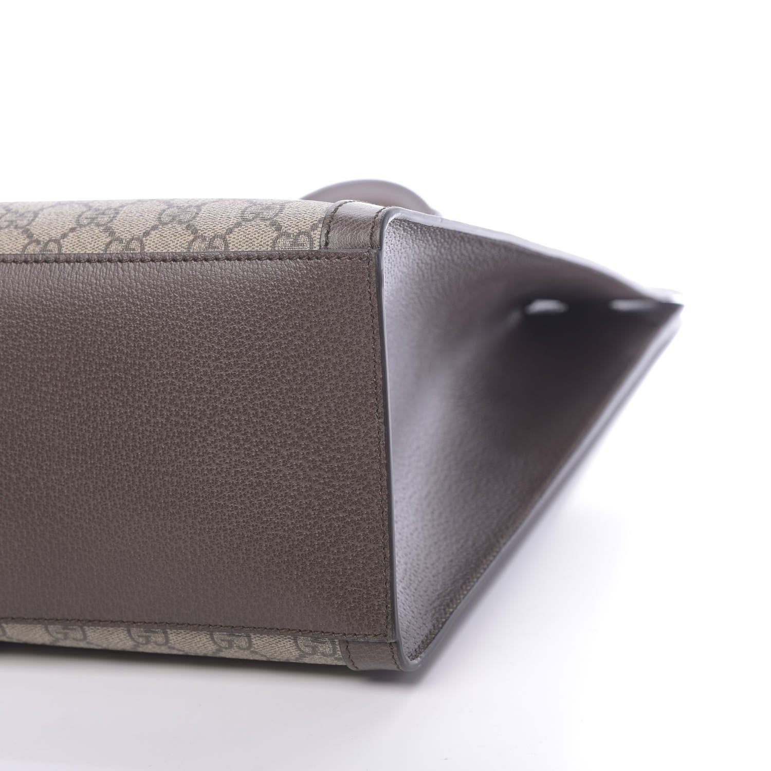 Gucci GG Supreme Monogram Web Ophidia Vertical Tote Brown 9 of 9