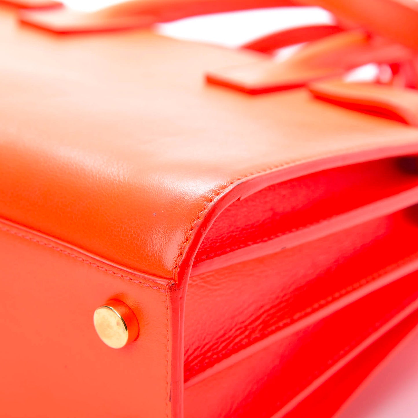 Calfskin Nano Sac De Jour Orange