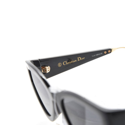 Christian Dior Acetate Cat Style Dior 1 Sunglasses Black 6 of 7
