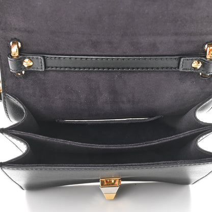 Fendi Vitello Liberty Metal Scalloped Multi Studded Small Kan I Shoulder Bag Black 7 of 10