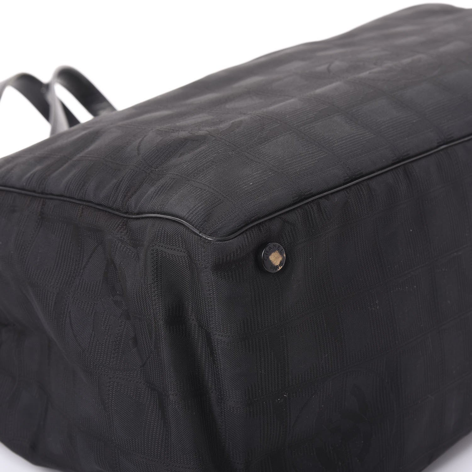 Chanel Nylon Large Travel Tote Black 7 of 12