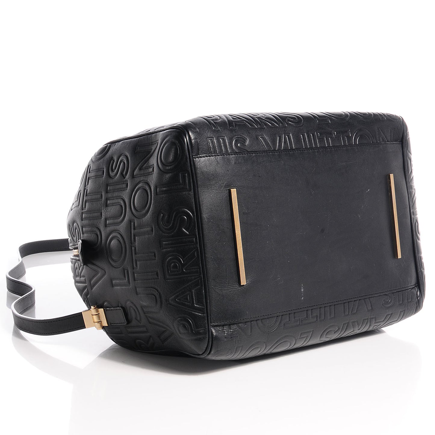 Calfskin Embossed Speedy Cube 30 Black