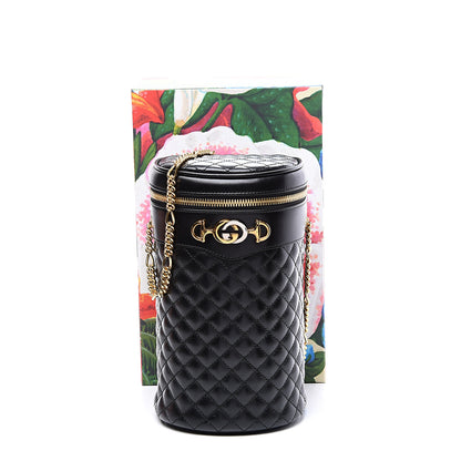 Gucci Calfskin Trapuntata Zumi Belt Bag Black 14 of 14