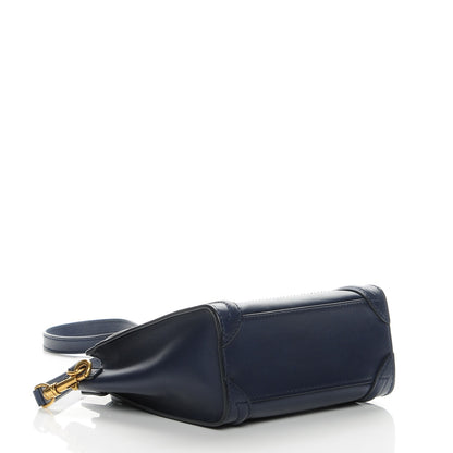 Celine Smooth Calfskin Nano Luggage Ink 4 of 7