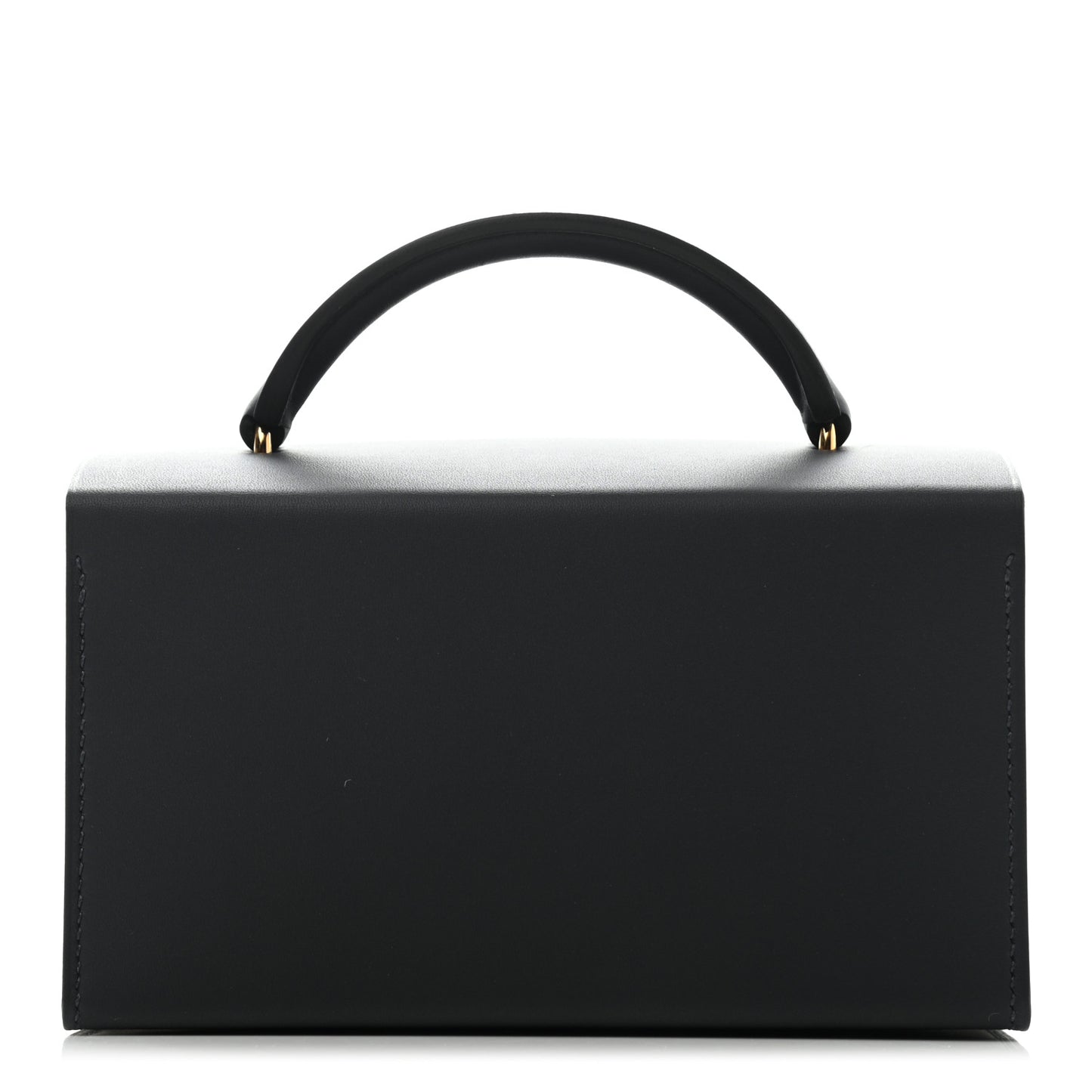 Vache Hunter Shiny Alligator Petit H Box Bag Bleu Marine Bleu Saphir