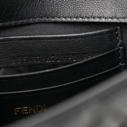 Fendi Nappa FF 1974 Embossed Mini Baguette Black 7 of 12