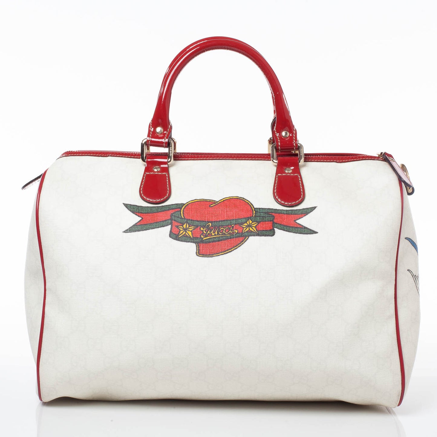 GG Plus Monogram Tattoo Medium Joy Boston Red Unicef