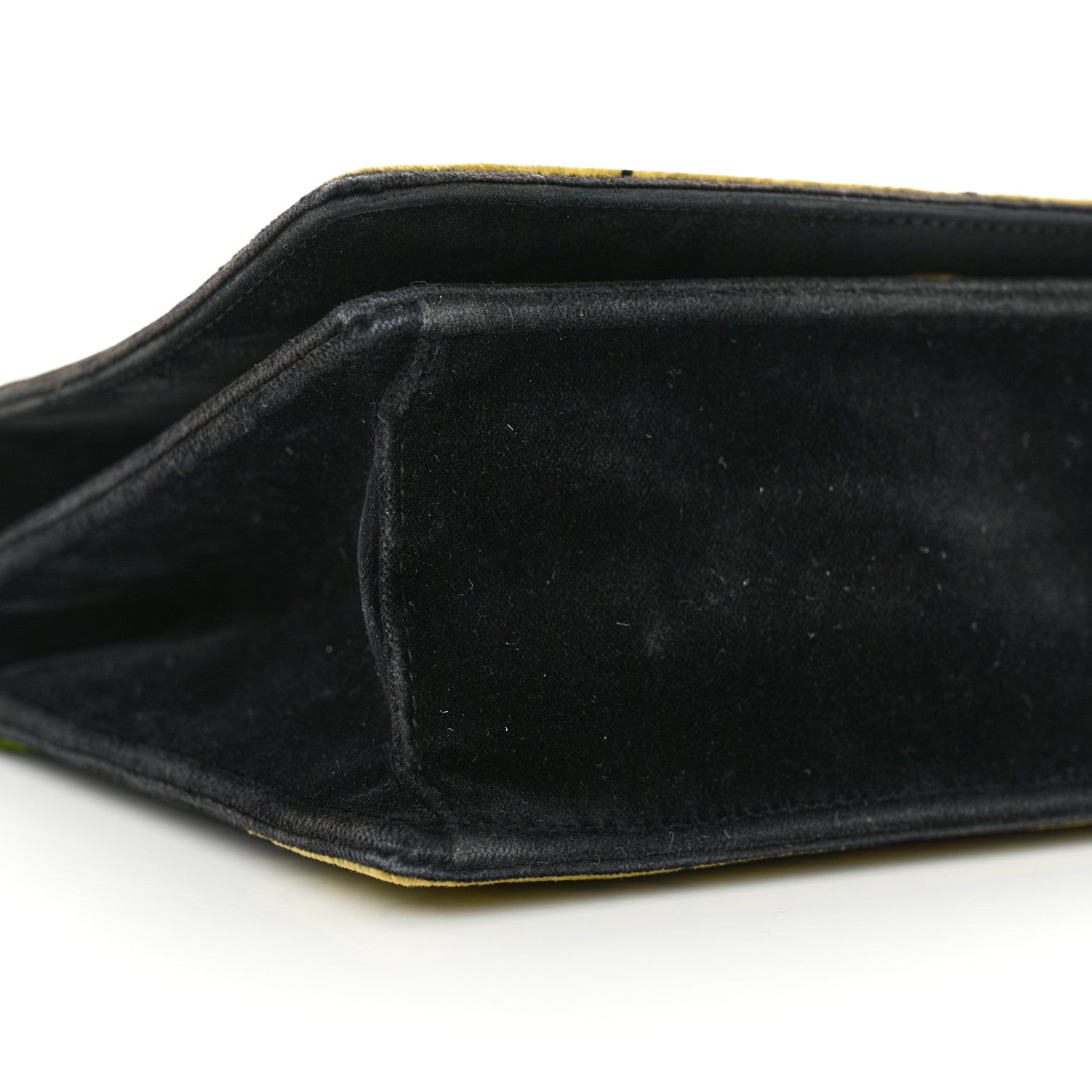 Prada Velluto Ricamo Cahier Shoulder Bag Black 8 of 10