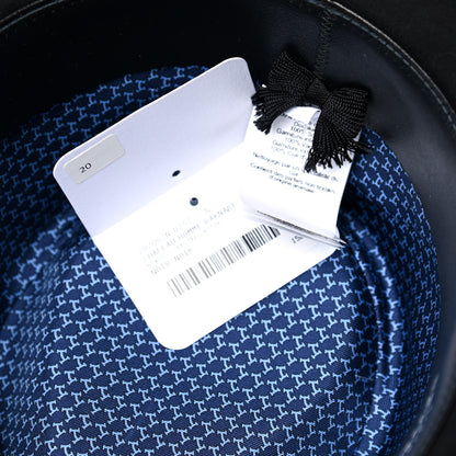 Hermes Felt Alligator Mens Barnabe Hat 57 Black 8 of 10