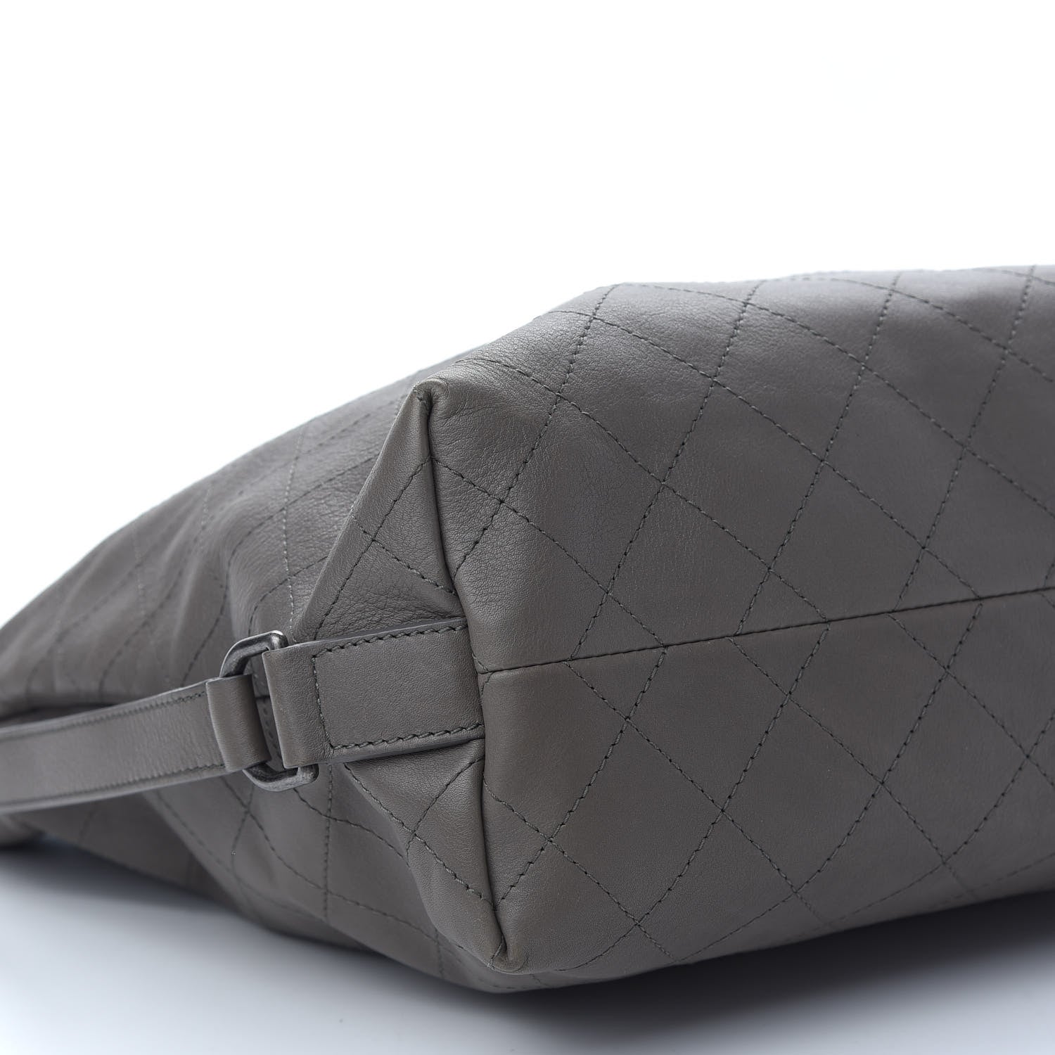 Chanel Calfskin Stitched Large Hobo Grey 8 of 13
