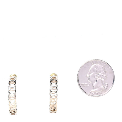 Chanel Metal CC Hoop Earrings Gold 2 of 4
