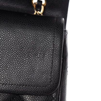 Chanel Caviar Quilted Maxi Double Flap Black 10 of 15