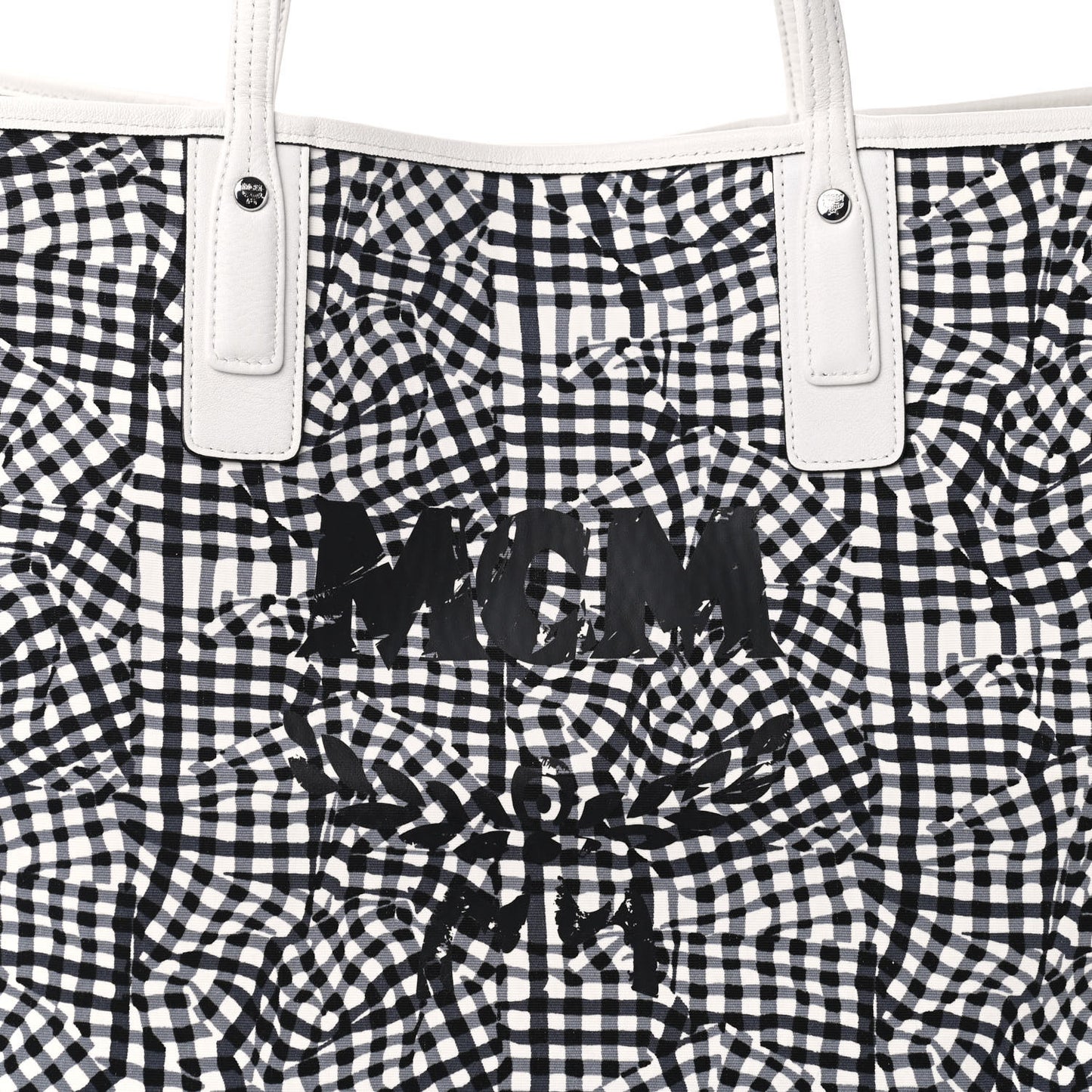 Visetos Large Liz Reversible Shopper Tote White
