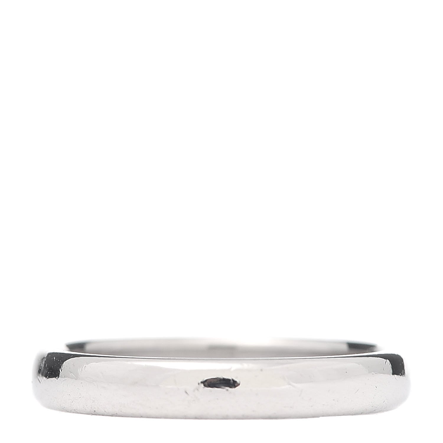 Tiffany Platinum 3mm Classic Wedding Band Ring 51 5.75 3 of 4