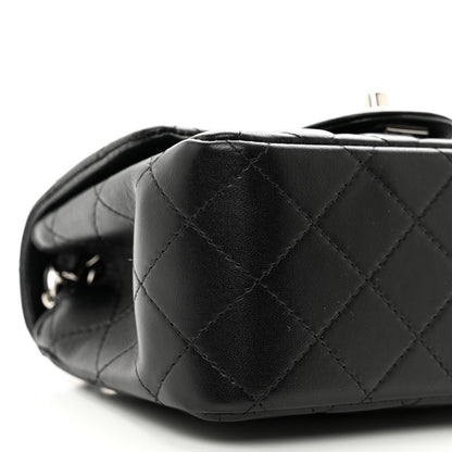 Chanel Lambskin Quilted Mini Square Flap Black 9 of 10