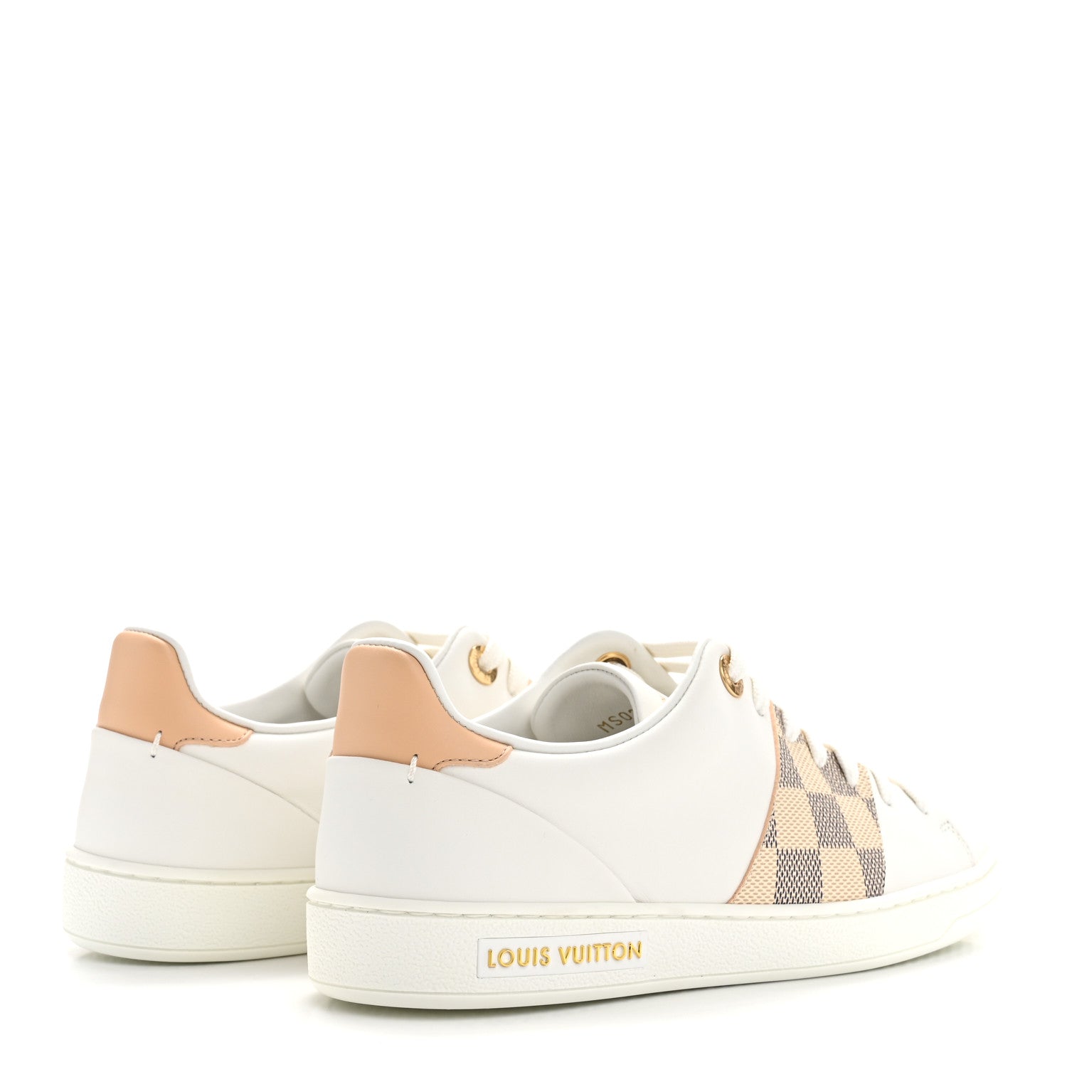 Louis Vuitton Damier Azur Front Row Sneaker 36 White 5 of 9